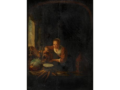 Maler wohl des späten 17. Jahrhunderts, Kreis des Gerrit Dou, 1613 Leiden – 1675 ebenda